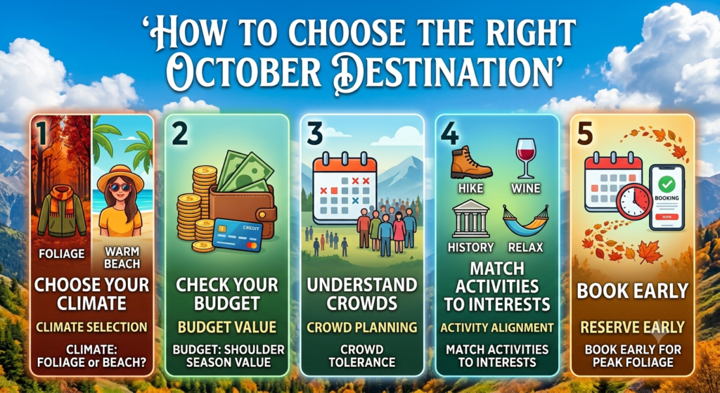Best places to visit in October travel guide