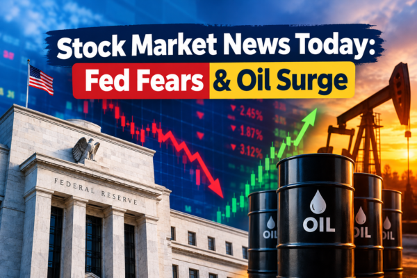 Stock Market News Today: Fed Fears & Oil Surge